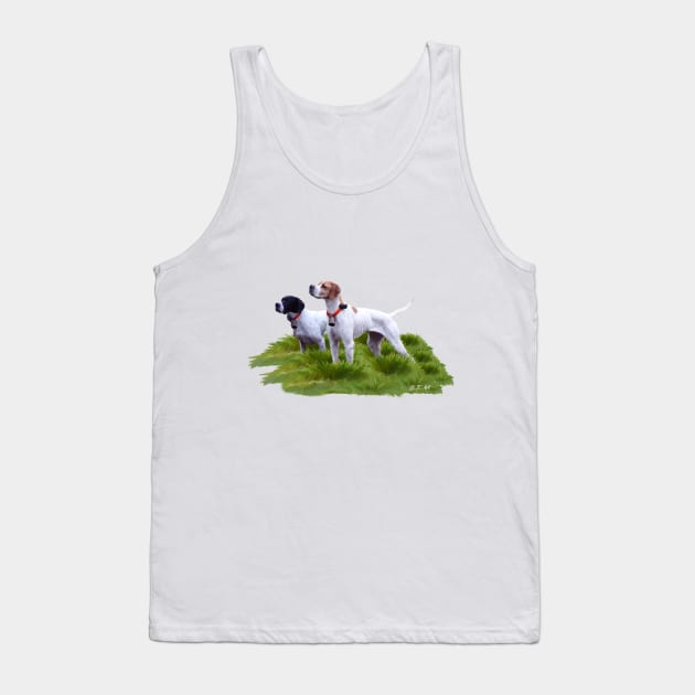 English Pointer Tank Top by German Wirehaired Pointer 